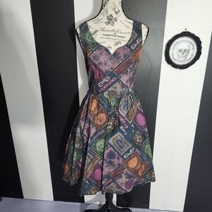 Modcloth Dark Academia Pinup Dress